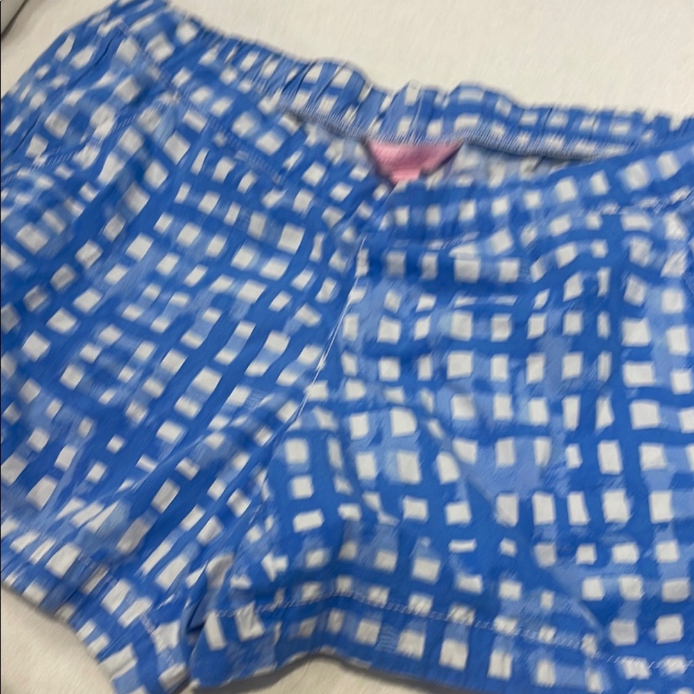 Lilly Pulitzer Blue and White Patterned Shorts